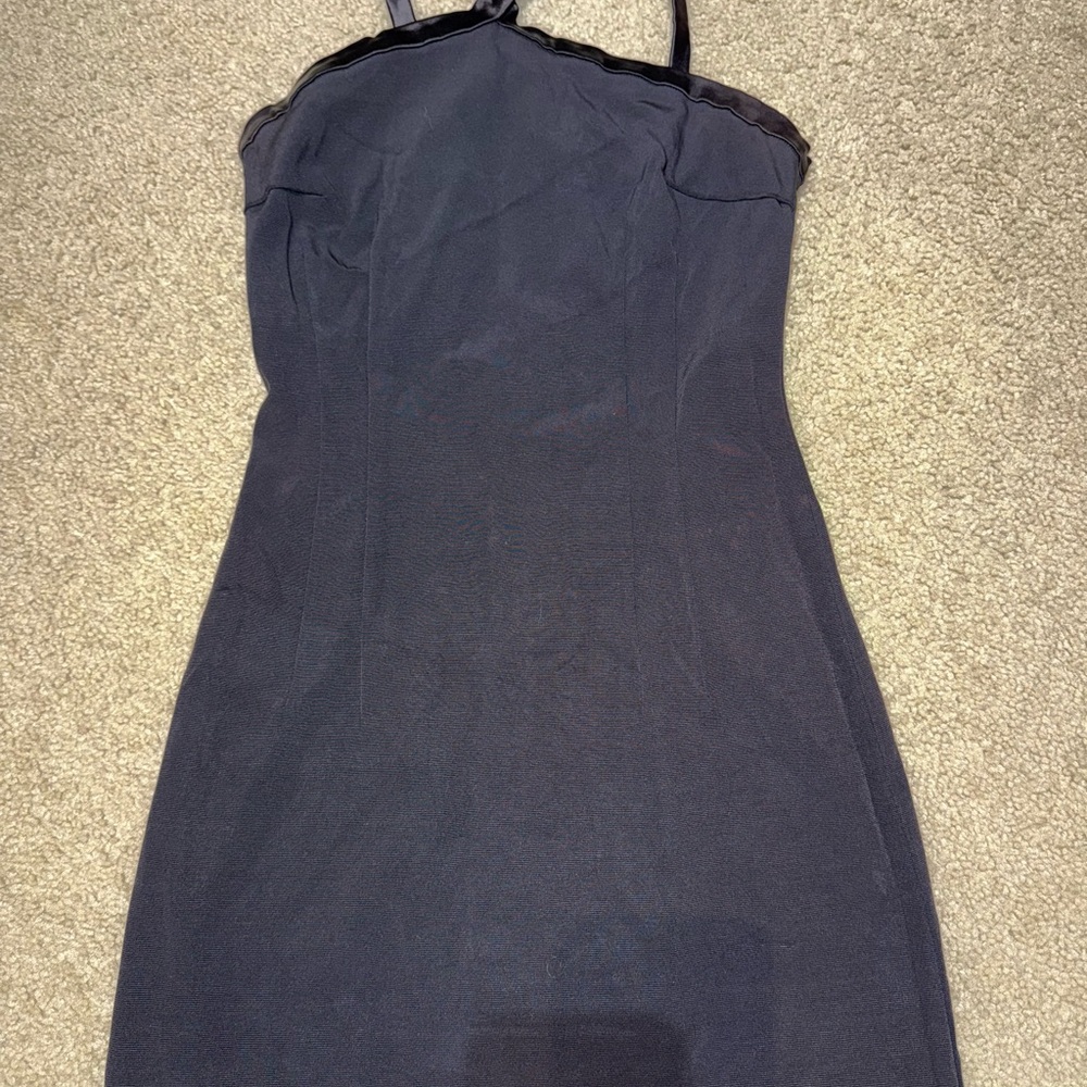 Cache Strapless Black Dress